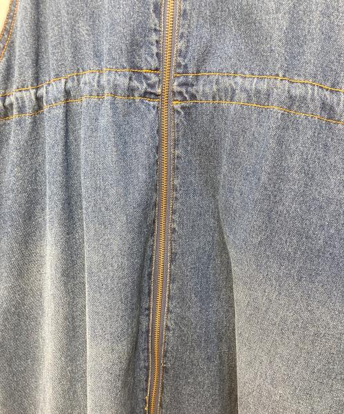 niko and（ニコアンド）niko and (ニコアンド) ジャンパースカート インディゴ サイズ:Freeの古着・服飾アイテム