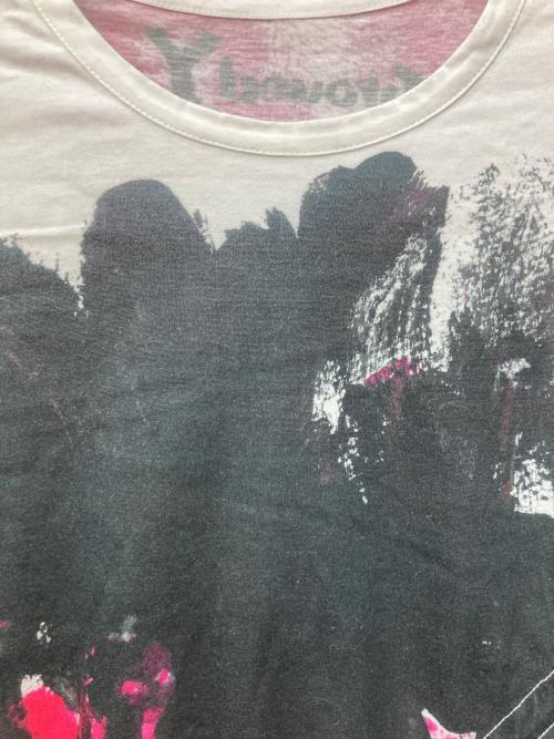 GROUND Y（グラウンドワイ）GROUND Y (グラウンドワイ) プリントTシャツ ホワイト サイズ:SIZE 3の古着・服飾アイテム