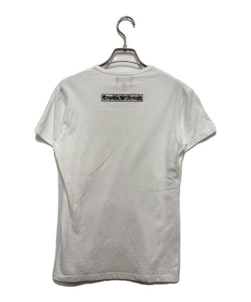 EMPORIO ARMANI（エンポリオアルマーニ）EMPORIO ARMANI (エンポリオアルマーニ) Tシャツ ホワイト サイズ:Ⅿの古着・服飾アイテム