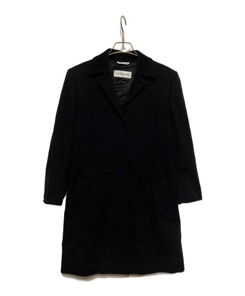 SPORT MAX（スポーツマックス）SPORT MAX (スポーツマックス) ミドル丈ウールコート ブラック サイズ:38の古着・服飾アイテム