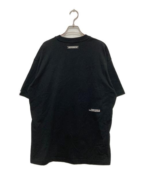 A BATHING APE（ア ベイシング エイプ）A BATHING APE (ア ベイシング エイプ) AAPE NOW TEE ブラック サイズ:Lの古着・服飾アイテム