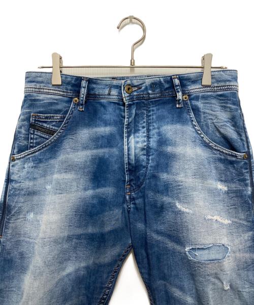DIESEL（ディーゼル）DIESEL (ディーゼル) KROOLEY CB-NEジョグジーンズ インディゴ サイズ:SIZE Wの古着・服飾アイテム