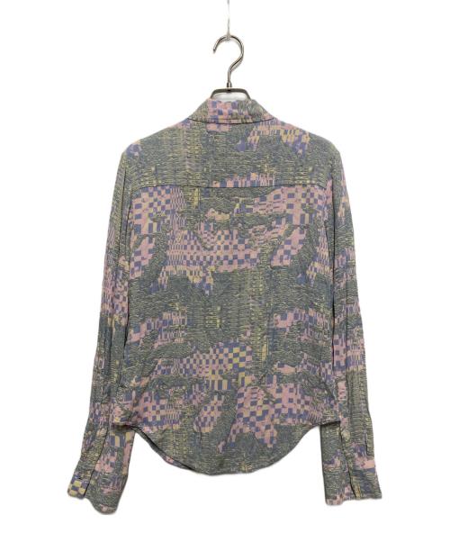 DIESEL（ディーゼル）DIESEL (ディーゼル) 総柄シャツ ラベンダー サイズ:SIZE 40の古着・服飾アイテム