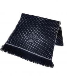 VERSACE（ヴェルサーチェ）の古着「ウールマフラー」｜ブラック