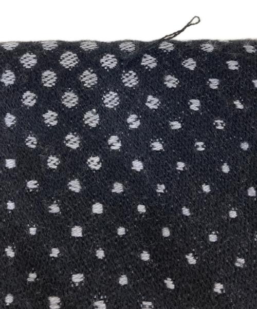 VERSACE（ヴェルサーチェ）VERSACE (ヴェルサーチェ) ウールマフラー ブラックの古着・服飾アイテム