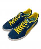 PUMAプーマ）の古着「SUEDE VTG MIJ」｜ネイビー×イエロー