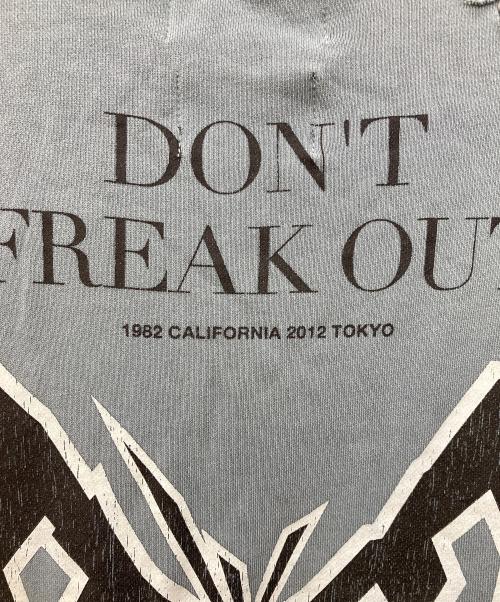 PARADOX（パラドックス）PARADOX (パラドックス) BADBOYPRDX ダメージスウェット ブルー サイズ:Lの古着・服飾アイテム