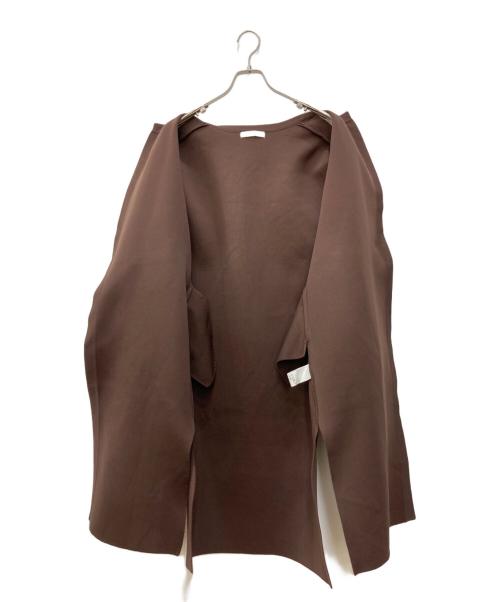 COLLAGE GALLARDAGALANTE（コラージュ ガリャルダガランテ）COLLAGE GALLARDAGALANTE (コラージュ ガリャルダガランテ) エアリーニットコーディガン ブラウン サイズ:Freeの古着・服飾アイテム