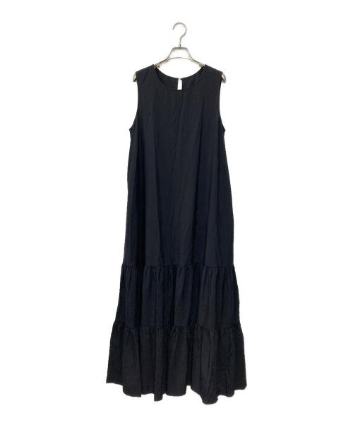 ROPE（ロペ）ROPE (ロペ) ノースリーブワンピース ブラック サイズ:Mの古着・服飾アイテム