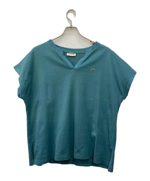 LACOSTE（ラコステ）LACOSTE (ラコステ) ノースリーブカットソー ブルー サイズ:Sの古着・服飾アイテム