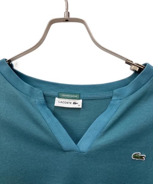 LACOSTE（ラコステ）LACOSTE (ラコステ) ノースリーブカットソー ブルー サイズ:Sの古着・服飾アイテム