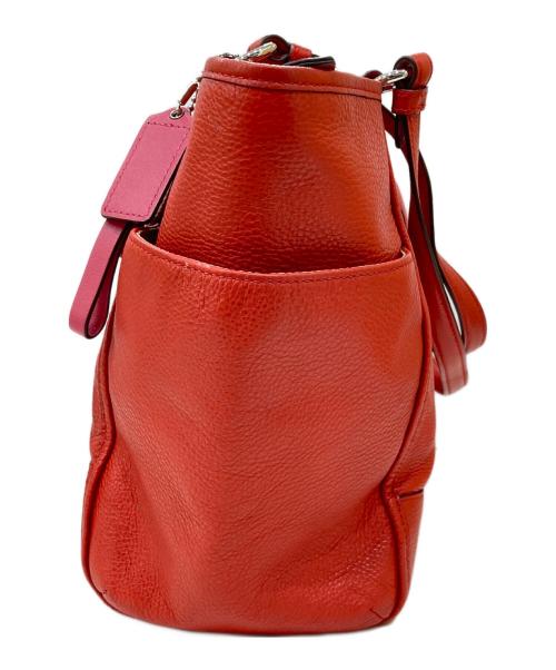 COACH（コーチ）COACH (コーチ) トートバッグ レッドの古着・服飾アイテム