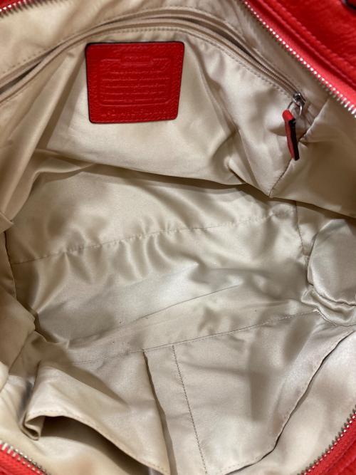 COACH（コーチ）COACH (コーチ) トートバッグ レッドの古着・服飾アイテム