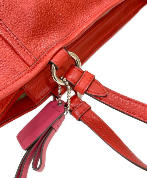 COACH（コーチ）COACH (コーチ) トートバッグ レッドの古着・服飾アイテム