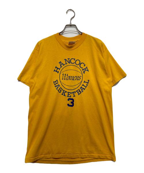 Hanes（ヘインズ）Hanes (ヘインズ) プリントTシャツ イエロー サイズ:Lの古着・服飾アイテム