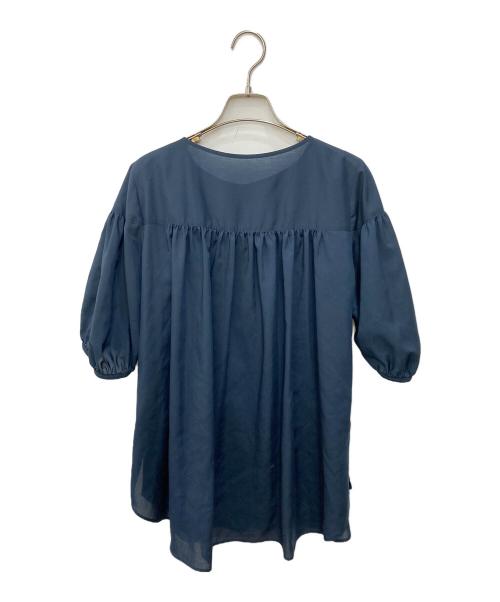 BLUE LABEL CRESTBRIDGE（ブルーレーベルクレストブリッジ）BLUE LABEL CRESTBRIDGE (ブルーレーベルクレストブリッジ) ブラウス ネイビー サイズ:SIZE 38の古着・服飾アイテム