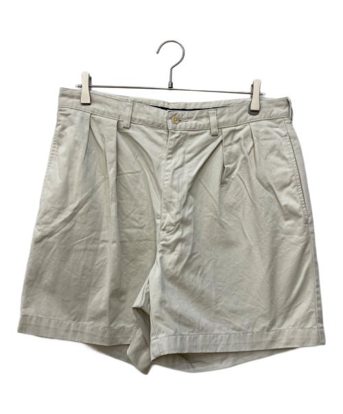 RALPH LAUREN（ラルフローレン）RALPH LAUREN (ラルフローレン) 2タックハーフパンツ ベージュ サイズ:34の古着・服飾アイテム
