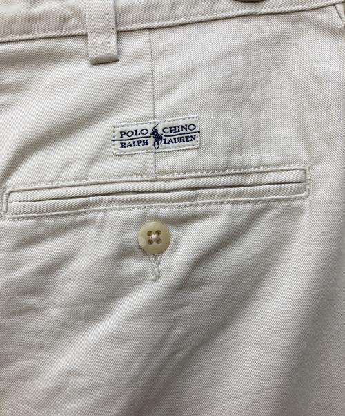 RALPH LAUREN（ラルフローレン）RALPH LAUREN (ラルフローレン) 2タックハーフパンツ ベージュ サイズ:34の古着・服飾アイテム