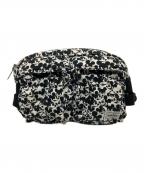 PORTER×DISNEY×BEAMSポーター×ディズニー×ビームス）の古着「タンカーボディーバッグ」｜ホワイト×ブラック