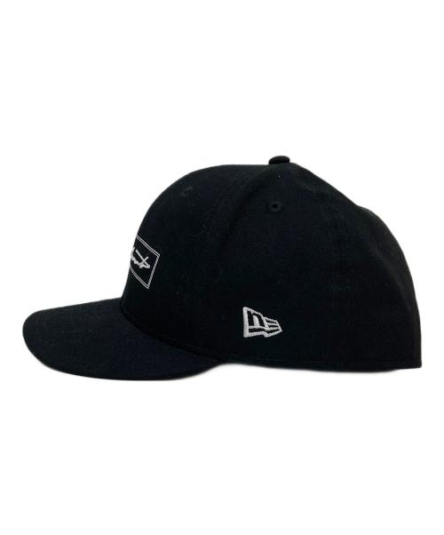 New Era（ニューエラ）New Era (ニューエラ) Yohji Yamamoto pour homme (ヨウジヤマモト プールオム) 59FIFTY YY BOX LOGOキャップ ブラック サイズ:60.6cmの古着・服飾アイテム
