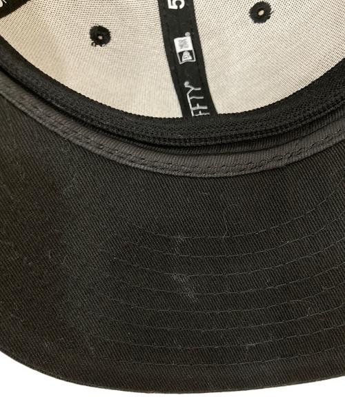 New Era（ニューエラ）New Era (ニューエラ) Yohji Yamamoto pour homme (ヨウジヤマモト プールオム) 59FIFTY YY BOX LOGOキャップ ブラック サイズ:60.6cmの古着・服飾アイテム