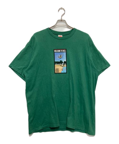 SUPREME（シュプリーム）SUPREME (シュプリーム) x Toy Machine Welcome To Hell T グリーン サイズ:XLの古着・服飾アイテム