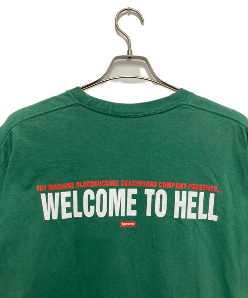 SUPREME（シュプリーム）SUPREME (シュプリーム) x Toy Machine Welcome To Hell T グリーン サイズ:XLの古着・服飾アイテム