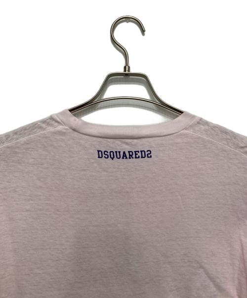 DSQUARED2（ディースクエアード）DSQUARED2 (ディースクエアード) Tシャツ ピンク サイズ:Sの古着・服飾アイテム