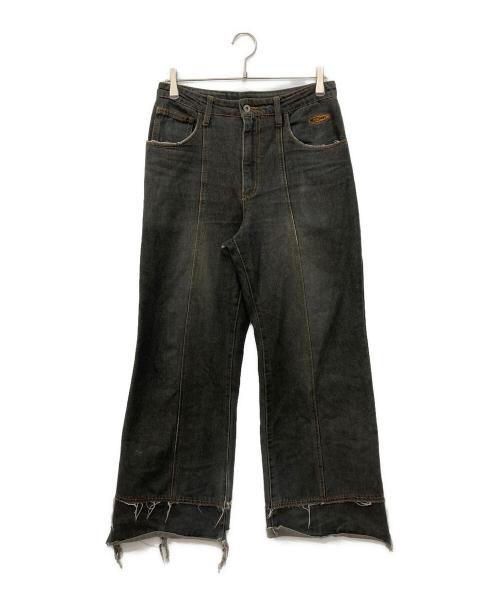 PERUSHU（ペルーシュ）Perushu (ペルーシュ) デニムパンツ ブラック サイズ:Mの古着・服飾アイテム