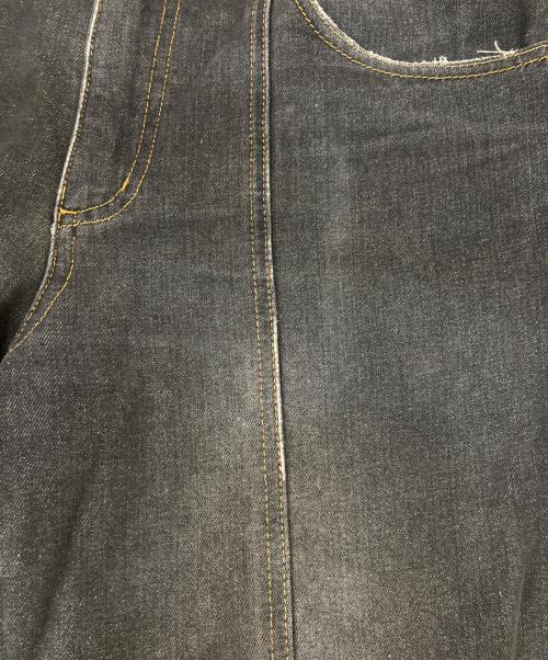 PERUSHU（ペルーシュ）Perushu (ペルーシュ) デニムパンツ ブラック サイズ:Mの古着・服飾アイテム