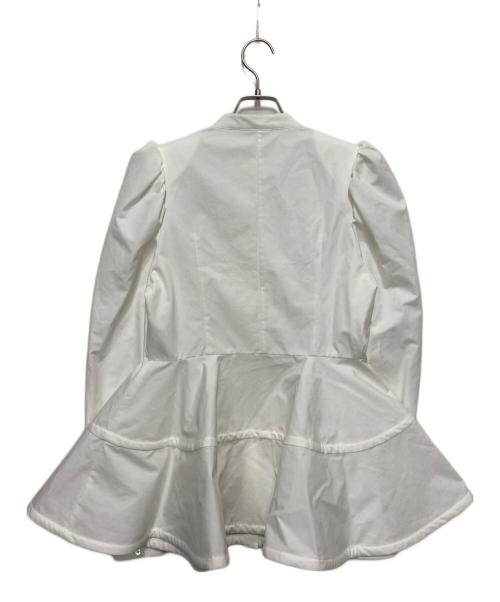 cygne（シーニュ）cygne (シーニュ) ペプラムブラウス ホワイト サイズ:2の古着・服飾アイテム