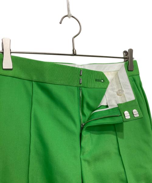 DRAWER（ドゥロワー）DRAWER (ドゥロワー) フロントステッチテーパードパンツ グリーン サイズ:38 未使用品の古着・服飾アイテム