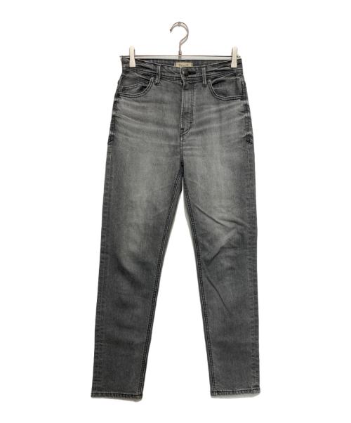 YANUK（ヤヌーク）YANUK (ヤヌーク) ハイウェスト スリムテーパードデニム RUTH グレー サイズ:25の古着・服飾アイテム