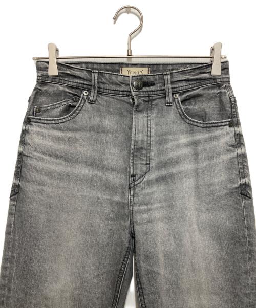 YANUK（ヤヌーク）YANUK (ヤヌーク) ハイウェスト スリムテーパードデニム RUTH グレー サイズ:25の古着・服飾アイテム