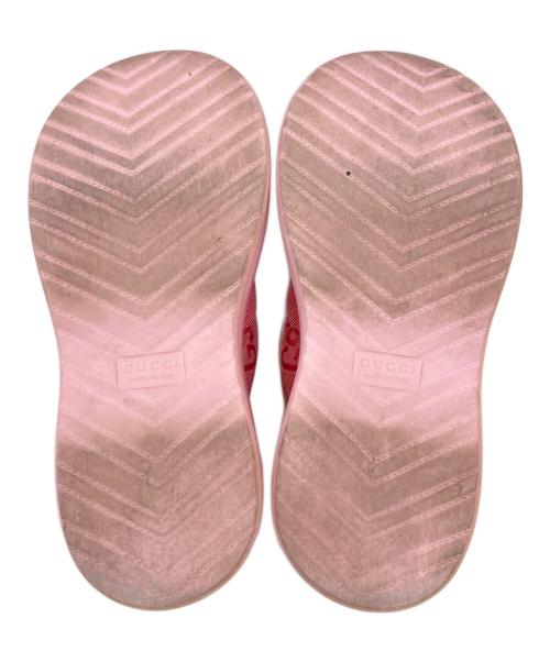 GUCCI（グッチ）GUCCI (グッチ) パテットGGプラットフォームサンダル ピンク サイズ:SIZE 37の古着・服飾アイテム