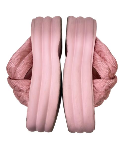 GUCCI（グッチ）GUCCI (グッチ) パテットGGプラットフォームサンダル ピンク サイズ:SIZE 37の古着・服飾アイテム