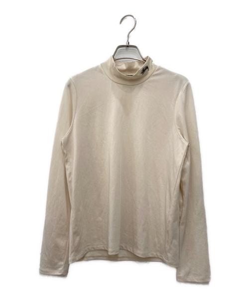 stussy（ステューシー）stussy (ステューシー) 長袖カットソー ベージュ サイズ:Mの古着・服飾アイテム