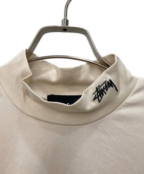 stussy（ステューシー）stussy (ステューシー) 長袖カットソー ベージュ サイズ:Mの古着・服飾アイテム