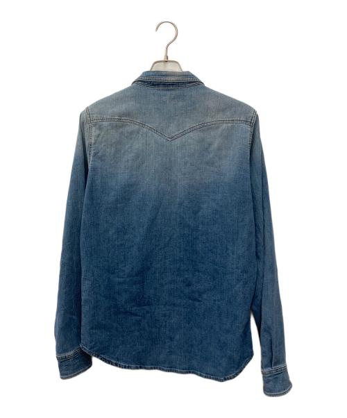 DIESEL（ディーゼル）DIESEL (ディーゼル) SONORA-NE デニムシャツ ブルー サイズ:Lの古着・服飾アイテム