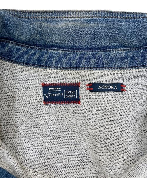 DIESEL（ディーゼル）DIESEL (ディーゼル) SONORA-NE デニムシャツ ブルー サイズ:Lの古着・服飾アイテム