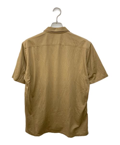 LACOSTE（ラコステ）LACOSTE (ラコステ) 開襟シャツ ブラウン サイズ:SIZE Mの古着・服飾アイテム