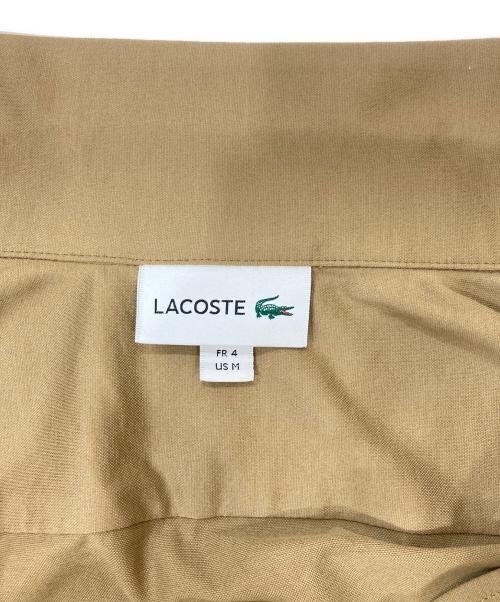 LACOSTE（ラコステ）LACOSTE (ラコステ) 開襟シャツ ブラウン サイズ:SIZE Mの古着・服飾アイテム