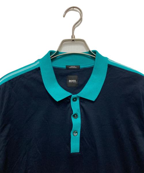 HUGO BOSS（ヒューゴ ボス）HUGO BOSS (ヒューゴ ボス) ポロシャツ ネイビー サイズ:不明の古着・服飾アイテム