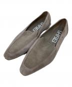 SHISEIDOシセイドウ）の古着「CHISEL TOE SUEDE SLIPON」｜ベージュ