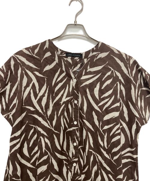 URBAN RESEARCH（アーバンリサーチ）URBAN RESEARCH (アーバンリサーチ) リーフプリントワンピース ブラウン サイズ:FREEの古着・服飾アイテム