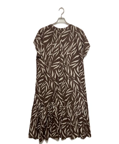 URBAN RESEARCH（アーバンリサーチ）URBAN RESEARCH (アーバンリサーチ) リーフプリントワンピース ブラウン サイズ:FREEの古着・服飾アイテム