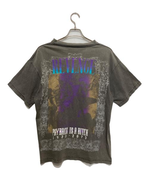 SAINT MICHAEL（セントマイケル）SAINT MICHAEL (セントマイケル) BerBerJin (ベンベルジン) BJ SS TEE/REVENGE グレー サイズ:Ⅿの古着・服飾アイテム