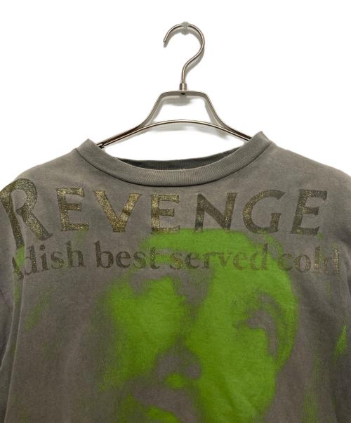 SAINT MICHAEL（セントマイケル）SAINT MICHAEL (セントマイケル) BerBerJin (ベンベルジン) BJ SS TEE/REVENGE グレー サイズ:Ⅿの古着・服飾アイテム