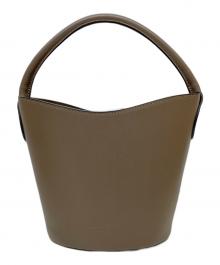 pelletteria veneta（ペレッテリアベネタ）の古着「2WAYバケツ型ショルダーバッグ」｜ブラウン