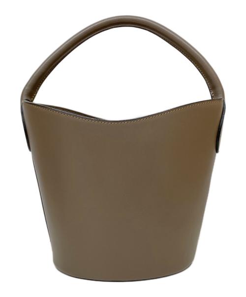 pelletteria veneta（ペレッテリアベネタ）PELLETTERIA VENETA (ペレッテリアベネタ) 2WAYバケツ型ショルダーバッグ ブラウンの古着・服飾アイテム